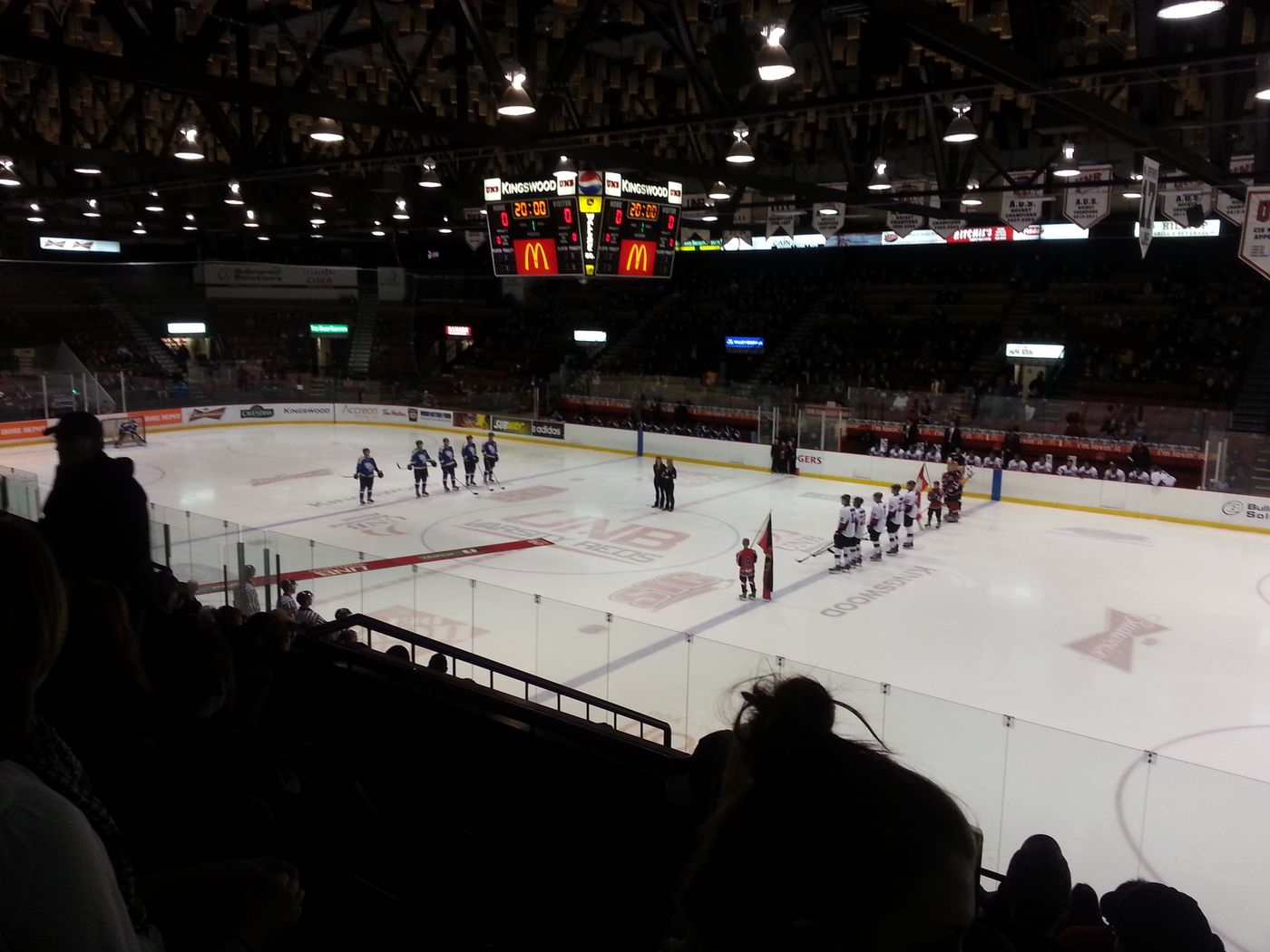 Inside the Aitken Centre bowl on a hockey night